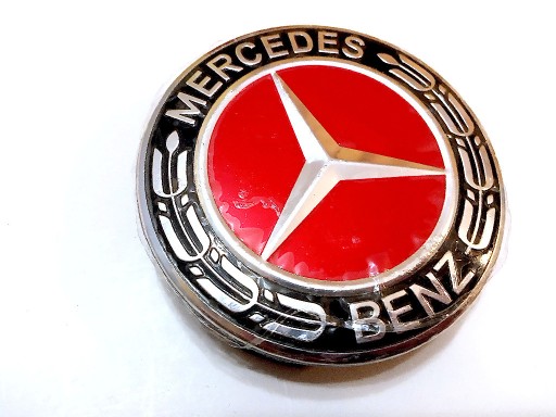 Zdjęcie oferty: Dekielki Mercedes 75mm - komplet 4 szt czerwone
