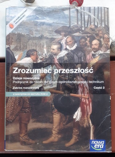 Zdjęcie oferty: Zrozumieć przeszłość cz. 2 podręcznik do historii