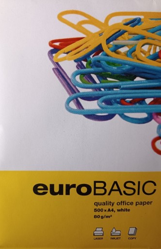 Zdjęcie oferty: Papier ksero xero  euroBasic 500 arkuszy A5