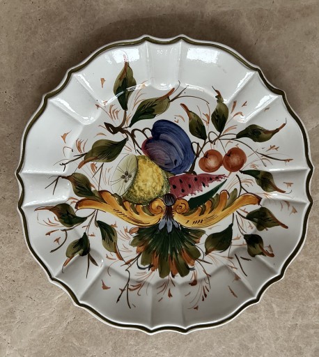 Zdjęcie oferty: Talerz BASSANO włoska ceramika ręcznie malowana 5
