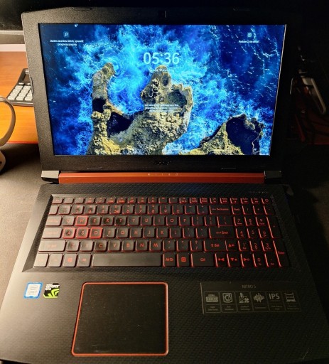 Zdjęcie oferty: Laptop gamingowy Acer Nitro 5 i7-8750H