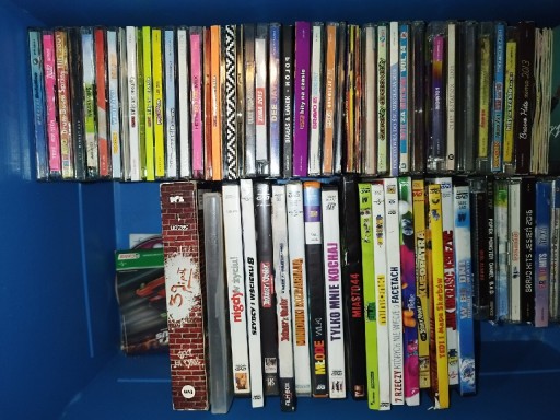 Zdjęcie oferty: OGROMNY ZESTAW PŁYT MUZYCZNYCH I FILMÓW, CD, DVD, Same hity 