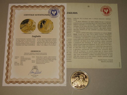Zdjęcie oferty: Zagłada Pilecki + certyfikat 