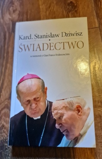 Zdjęcie oferty: Stanisław Dziwisz Świadectwo Jan Paweł II