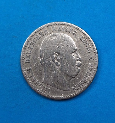 Zdjęcie oferty: Niemcy, Prusy 2 marki 1876 A, Wilhelm I, Ag 0,900