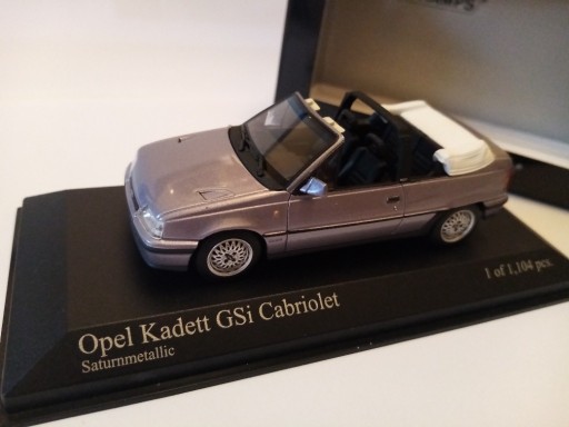 Zdjęcie oferty: 1:43 Minichamps Opel Kadett Gsi Cabriolet