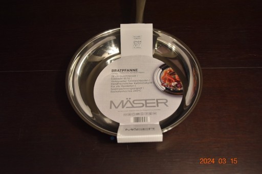 Zdjęcie oferty: MASER Patelnia Bratpfanne Master 28 cm Stan NOWY