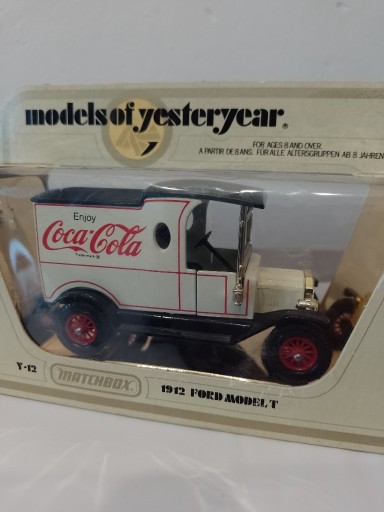 Zdjęcie oferty: Matchbox models of yesteryear y-12 Ford T coca col