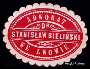Zdjęcie oferty: Zalepki - Lwów - Adwokat  - Nr 300