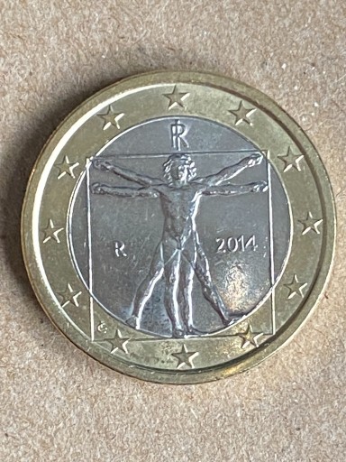 Zdjęcie oferty: 1 Euro2014 Leonardo Da Vinci-5 mili. nakładu