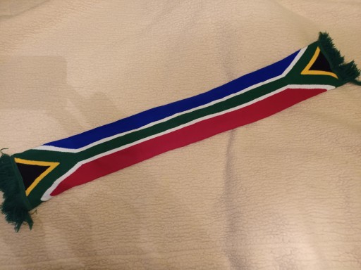 Zdjęcie oferty: Szalik Republiki Południowej Afryki.Dwustronny