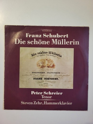 Zdjęcie oferty: Franz Schubert: Die Schöne Müllerin, d.795, Op.25