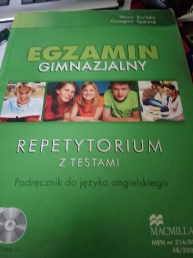 Zdjęcie oferty: Egzamin gimnazjalny z języka angielskiego 