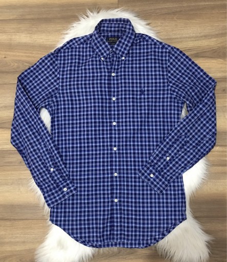 Zdjęcie oferty: Niebieska koszula w krate Polo Ralph Lauren S