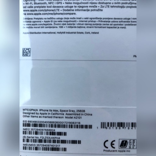 Zdjęcie oferty: iPhone XS Max 256 GB zafoliowany z orange 