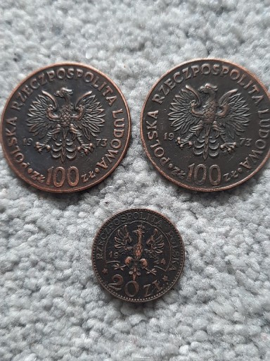 Zdjęcie oferty: 343N' 100 ZŁOTYCH MIKOŁAJ KOPERNIK 1973  KOPY