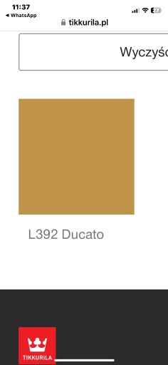 Zdjęcie oferty: Tikkurila farba do wnętrz kolor L392 Ducato