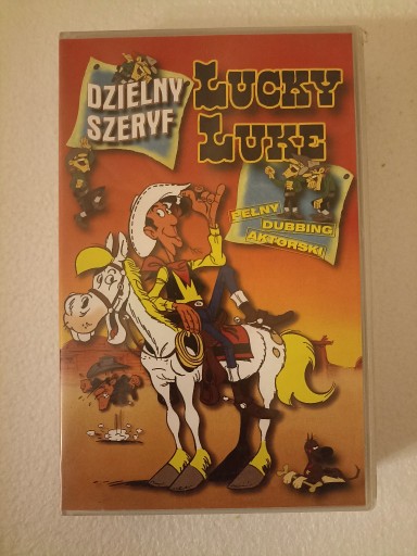 Zdjęcie oferty: Lucky Luke-Dzielny Szeryf- Kasety Wideo Kasety Vhs