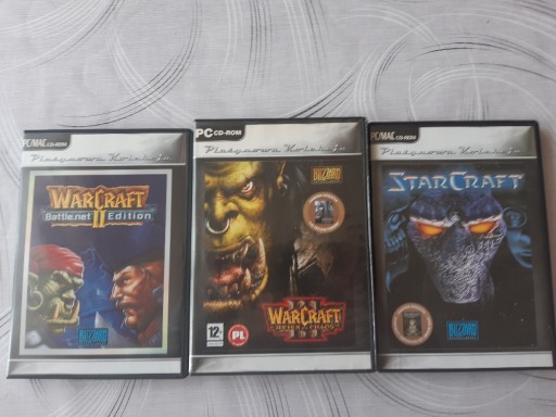 Zdjęcie oferty: Warcraft 2+3 + Starcraft