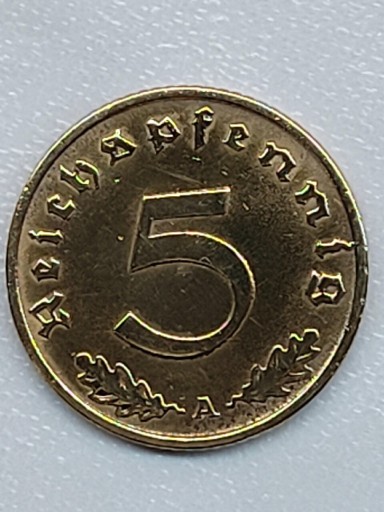 Zdjęcie oferty: 1937 Niemcy  5 pfennig A