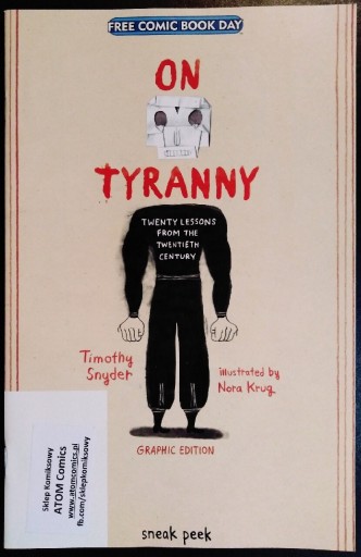 Zdjęcie oferty: FCBD: On Tyranny Graphic Edition, 2021, Ten Speed