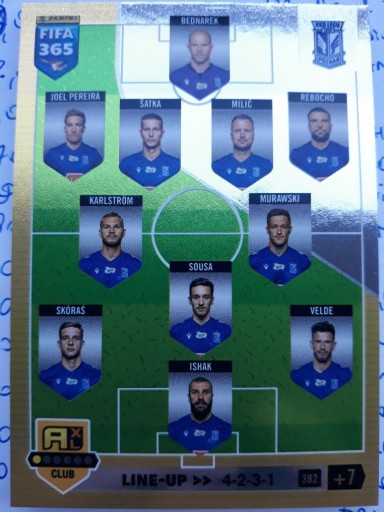 Zdjęcie oferty: Lech Poznań Line up 382 FIFA 365 2023