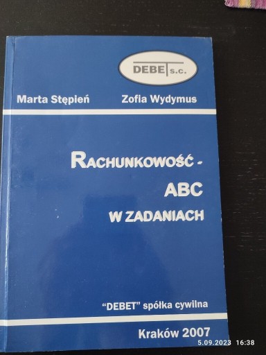 Zdjęcie oferty: Rachunkowość w zadaniach. STĘPIEŃ 