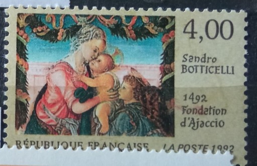 Zdjęcie oferty: Znaczki **Francja 1992r Mi 2898 Boże Narodzenie