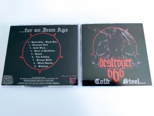 Zdjęcie oferty: DESTROYER 666 - "Cold Steel... for an Iron Age" CD