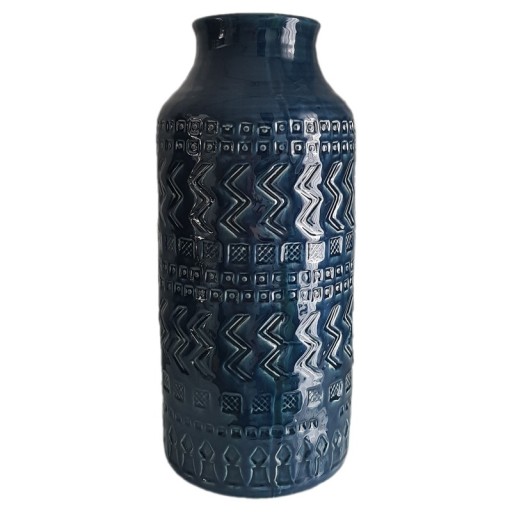 Zdjęcie oferty: Wazon ceramiczny granatowy niebieski 
