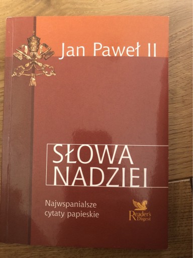 Zdjęcie oferty: SŁOWA NADZIEI JAN PAWEŁ II