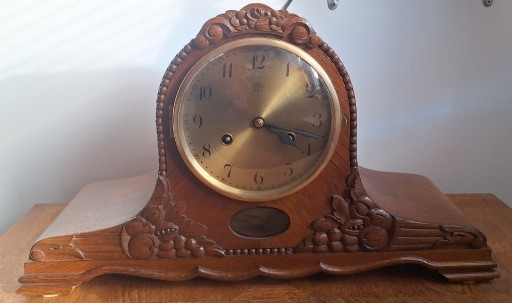 Zdjęcie oferty: Stary kominkowy zegar Junghans