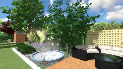 Zdjęcie oferty: *promocja* Gotowy projekt ogrodu 9x20 m słoneczny 