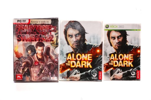 Zdjęcie oferty: Pudełko Xbox 360 Alone in the dark PC FearZone Strefa 22