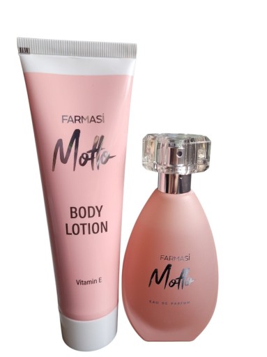 Zdjęcie oferty: Zestaw perfumy Motto Farmasi 50 ml balsam 100 ml