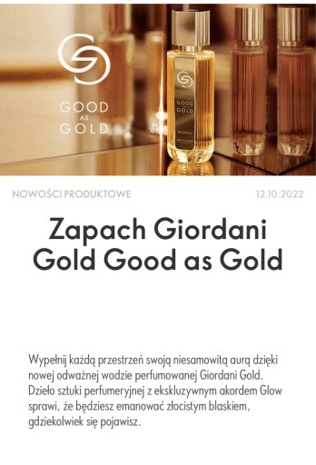 Zdjęcie oferty: Giordani Good as Gold