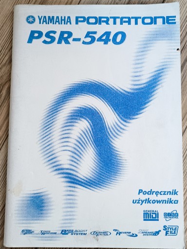Zdjęcie oferty: Polska instrukcja keyboard Yamaha PSR 540