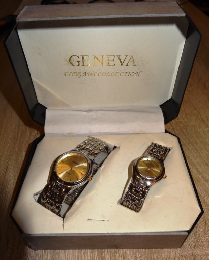 Zdjęcie oferty: Zestaw zegarków dla kobiety i mężczyzny GENEWA