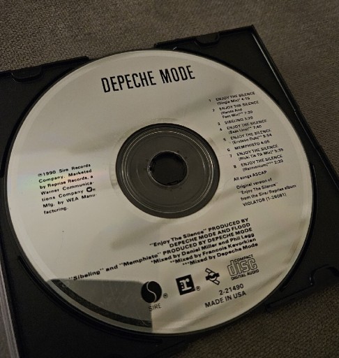 Zdjęcie oferty: Depeche mode Enjoy the silence 1990 USA 1 wydanie