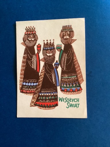 Zdjęcie oferty: 2704. D.IMIELSKA-GEBETHNER - POCZTÓWKA - „BOŻE NARODZENIE” - 1968 rok 