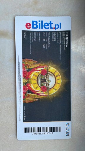 Zdjęcie oferty: Bilety na koncert Guns n’ Roses