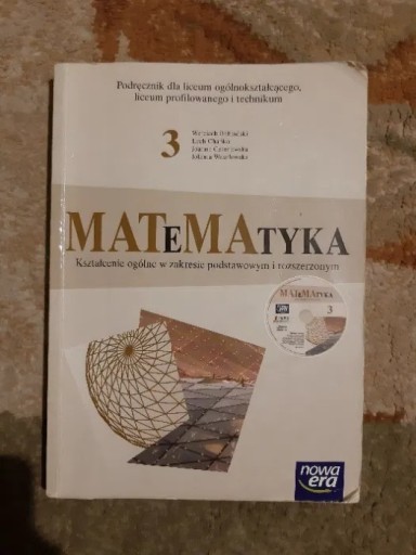 Zdjęcie oferty: Matematyka 3 liceum Babiański, Chańko, Czarnowska