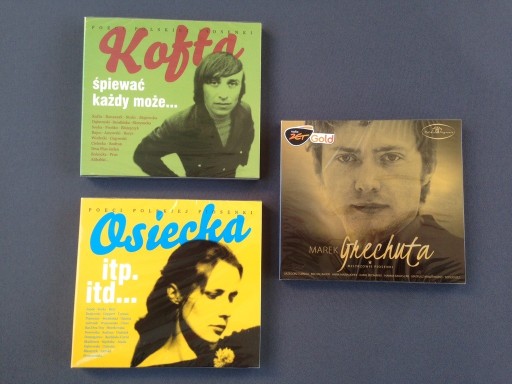 Zdjęcie oferty: Osiecka, Grechuta, Kofta - 3 podwójne albumy CD