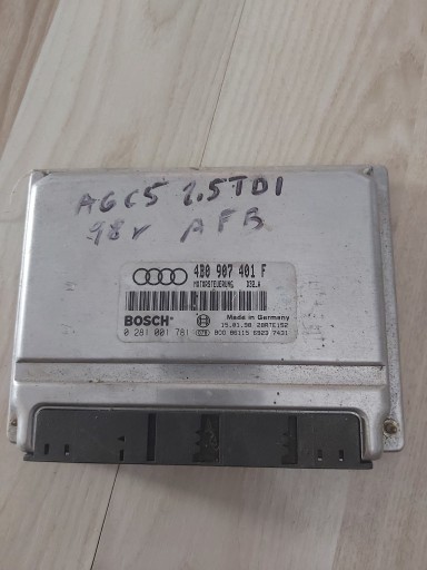 Zdjęcie oferty: Komputer Sterownik silnika Audi A6 C5 2.5TDI AFB