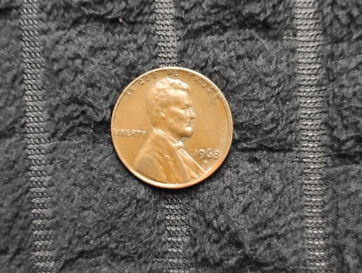 Zdjęcie oferty: 1 cent One cent USA 1968 D 