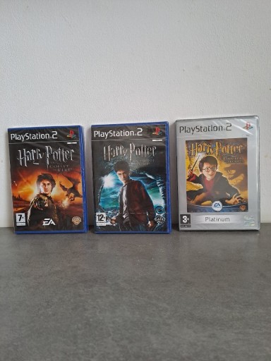 Zdjęcie oferty: Harry Potter 3xA PlayStation 2 NOWE 3 GRY UNIKAT!!