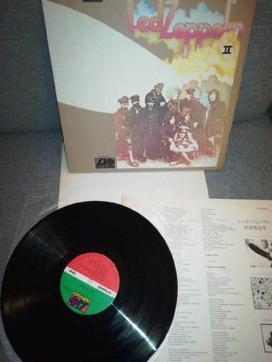 Zdjęcie oferty: Led Zeppelin II - winyl Japan, NM ,plakat 