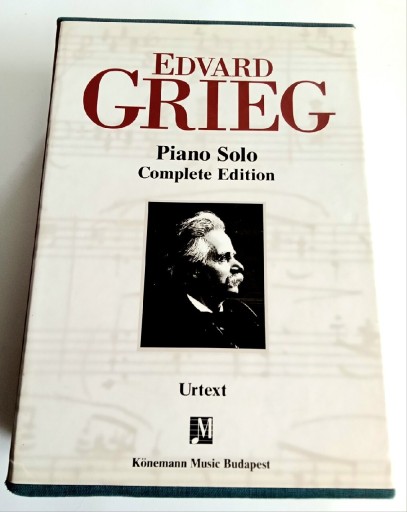 Zdjęcie oferty: Edvard Grieg Piano Solo Complete Edition - nuty 