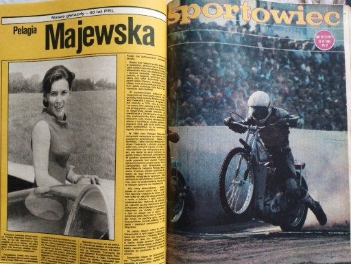 Zdjęcie oferty: czasopismo Sportowiec z 1984 r oprawiony rocznik
