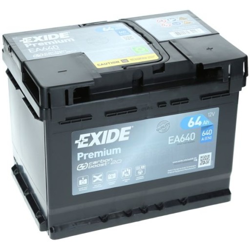 Zdjęcie oferty: Akumulator Exide Premium 12V 64Ah 640A P+ EA640